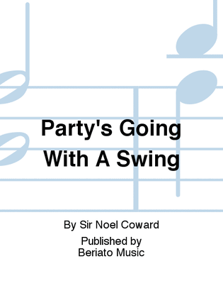 Book cover for Party's Going With A Swing