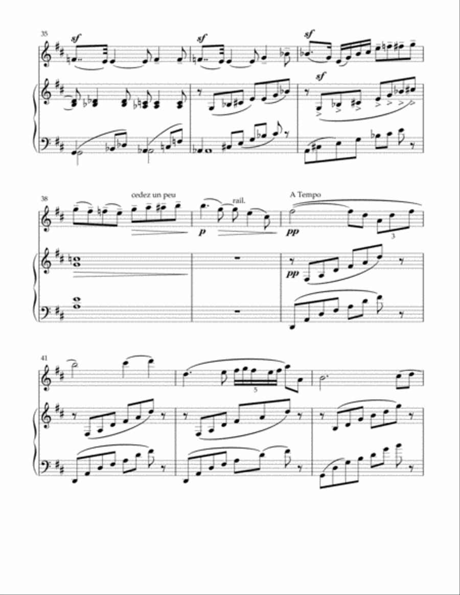 Meditation from Thais for violin and piano Violin Solo scores gallery preview page 5