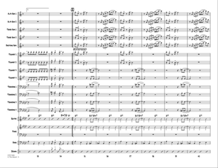In The Mood (The Tonight Show version) - Conductor Score (Full Score) Conductor Score scores gallery preview page 5