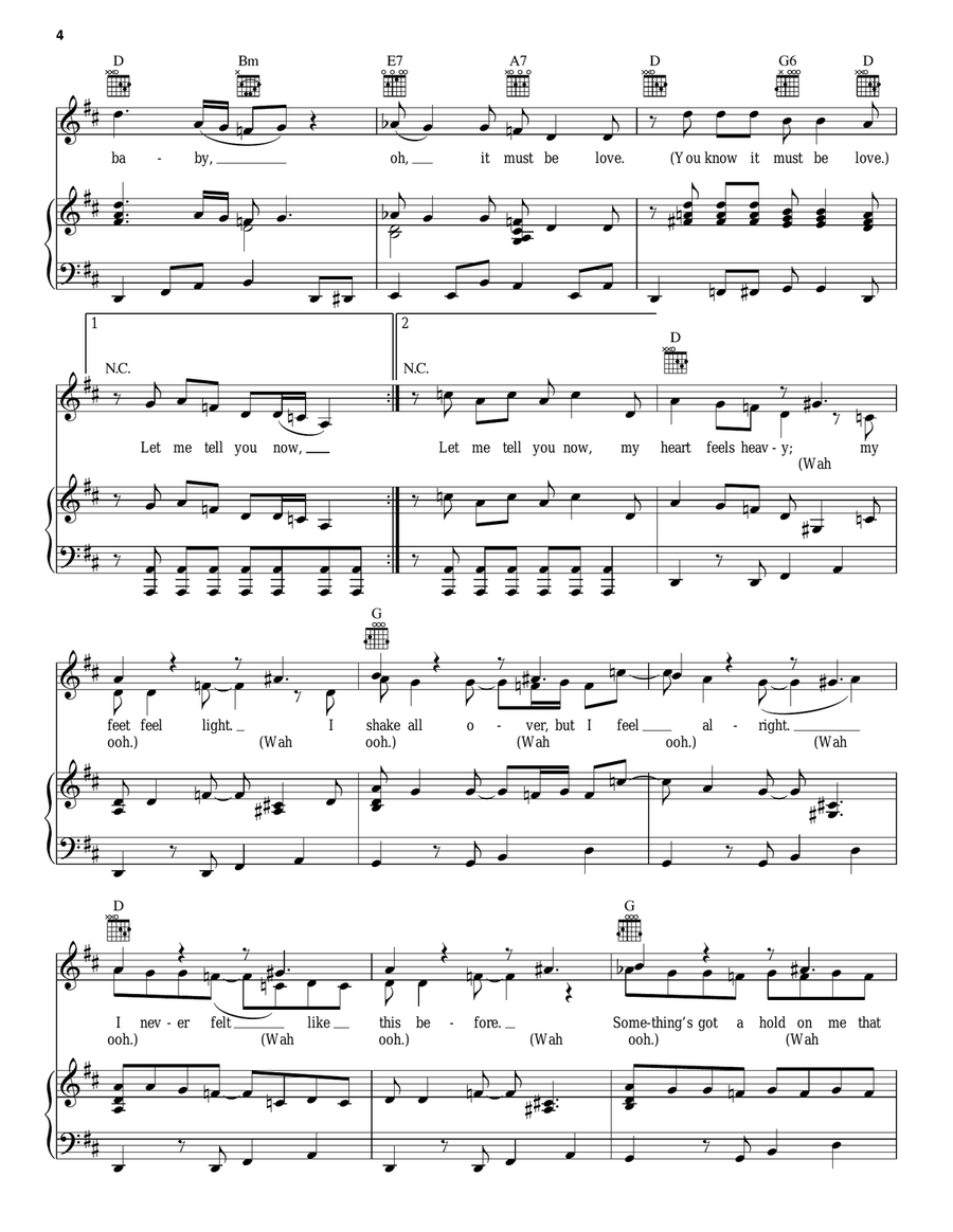Something's Got A Hold On Me Piano, Vocal, Guitar scores gallery preview page 4