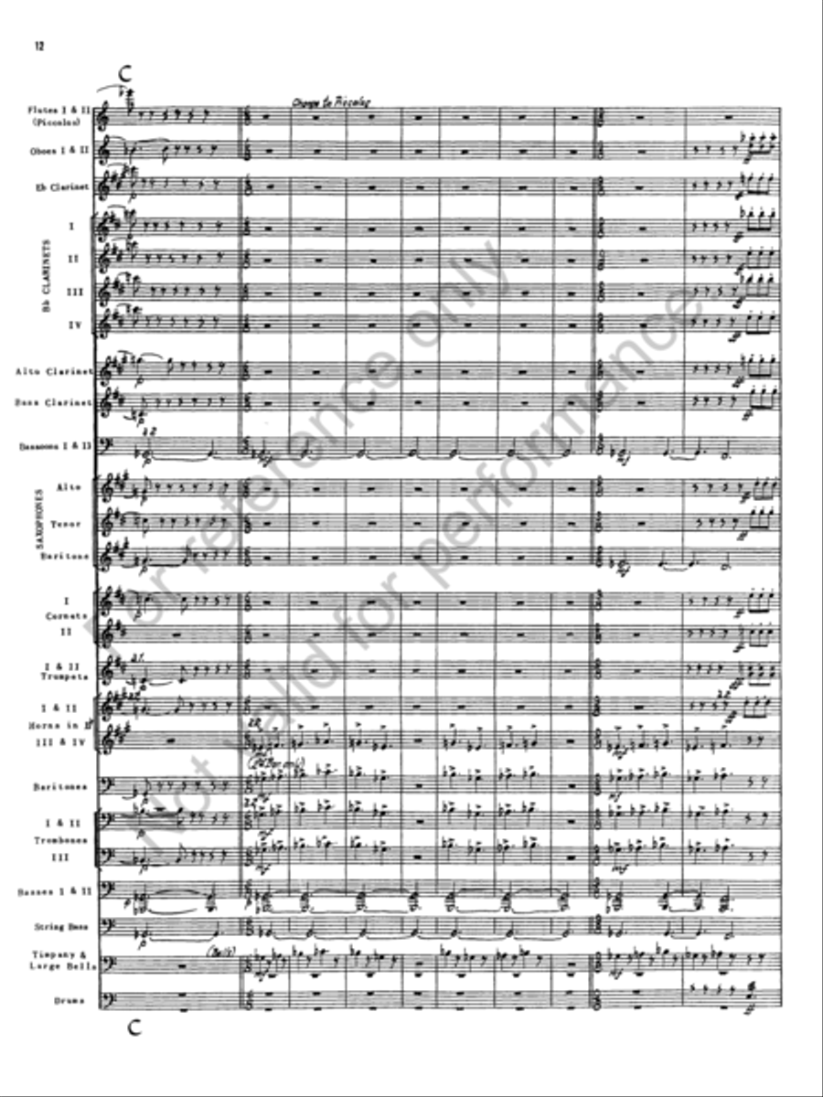 The Golden Legend Concert Band scores gallery preview page 6