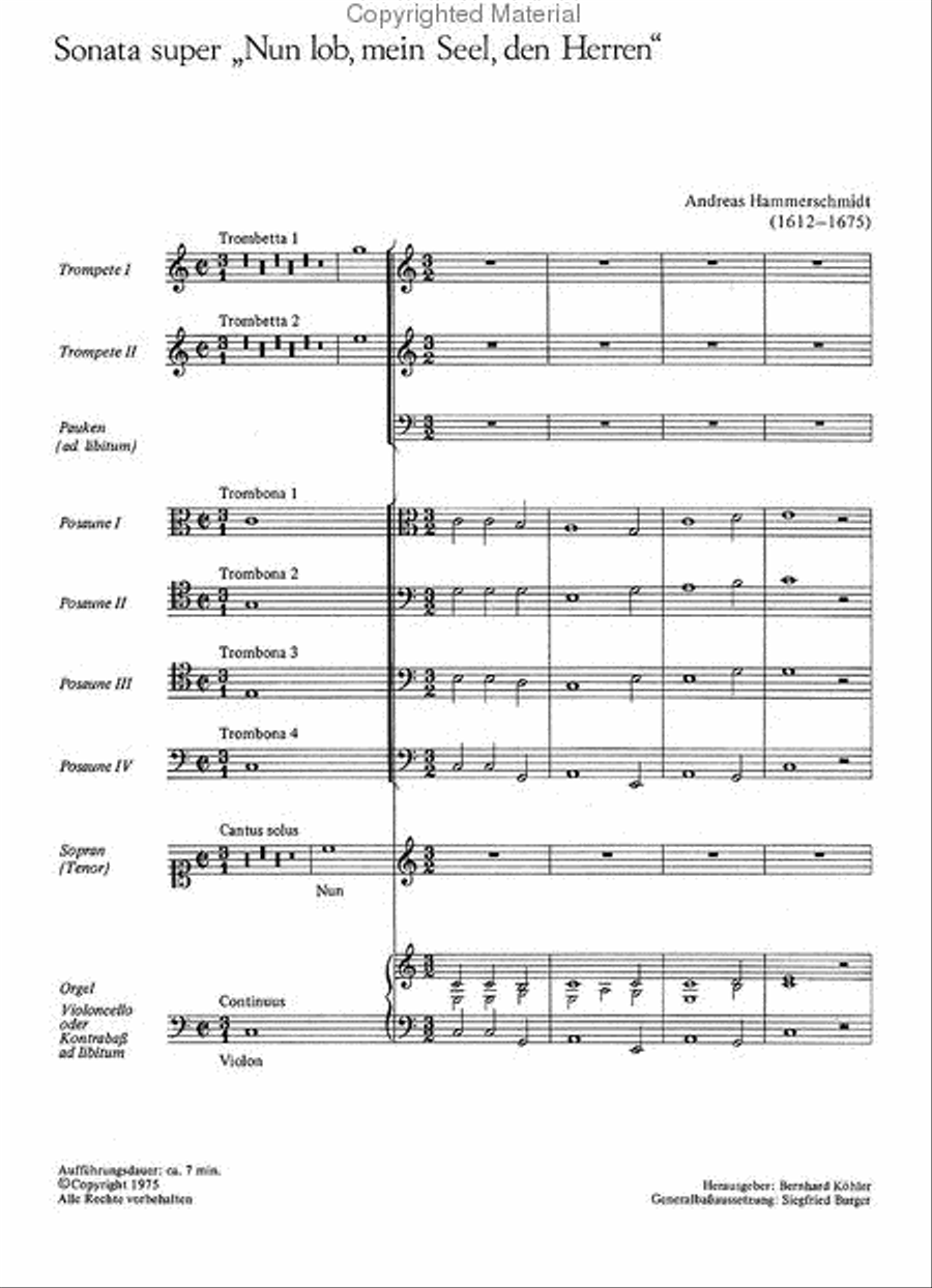 My soul, now bless thy Maker (Nun lob, mein Seel, den Herren) Choir scores gallery preview page 2