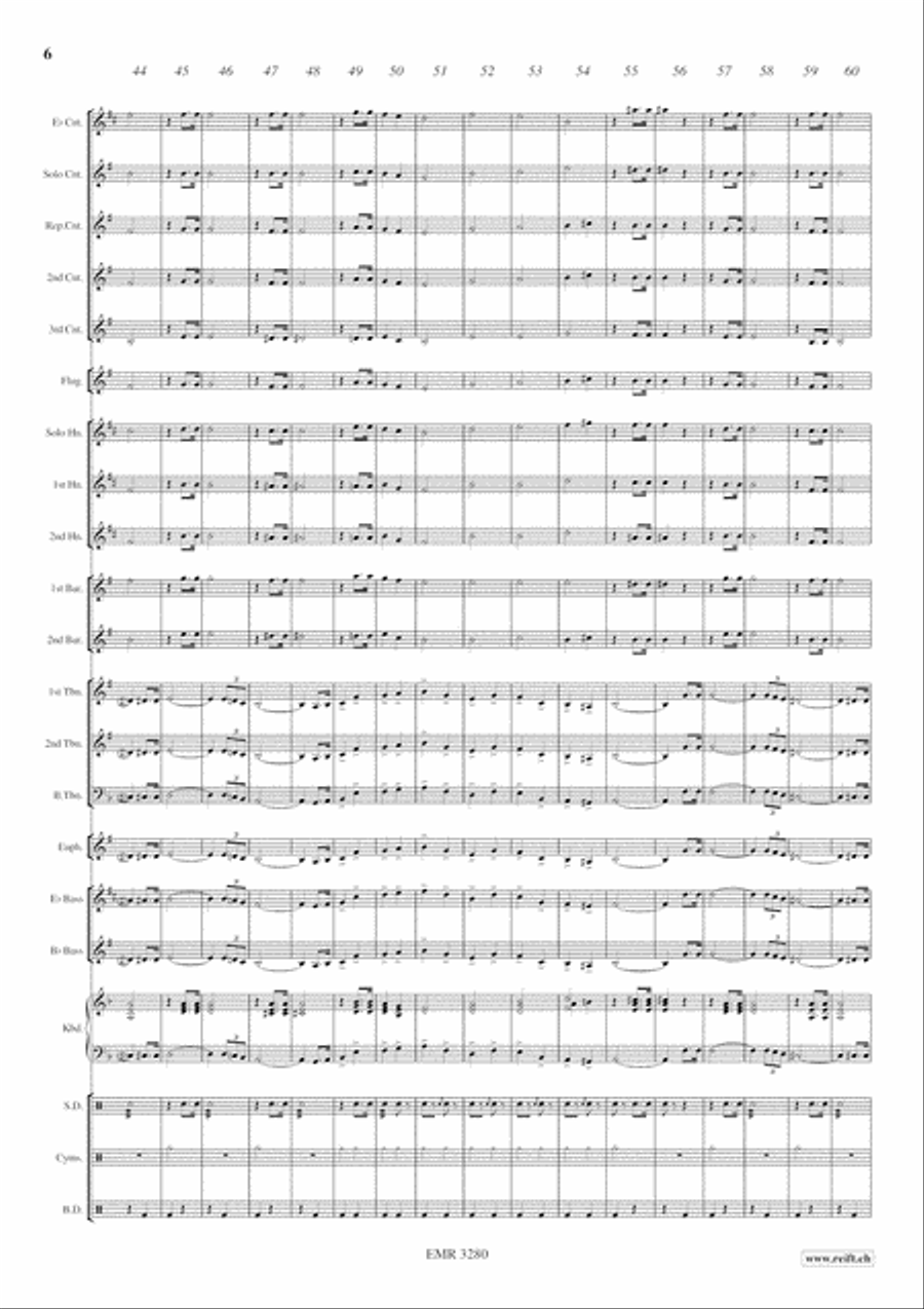 Westminster March Westminster March Brass Band scores gallery preview page 7