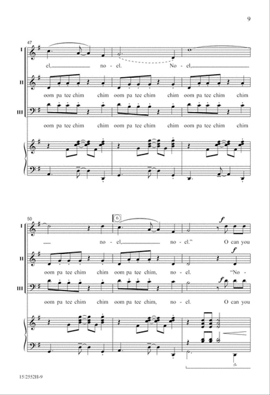 Jamaican Noel 3-Part scores gallery preview page 10