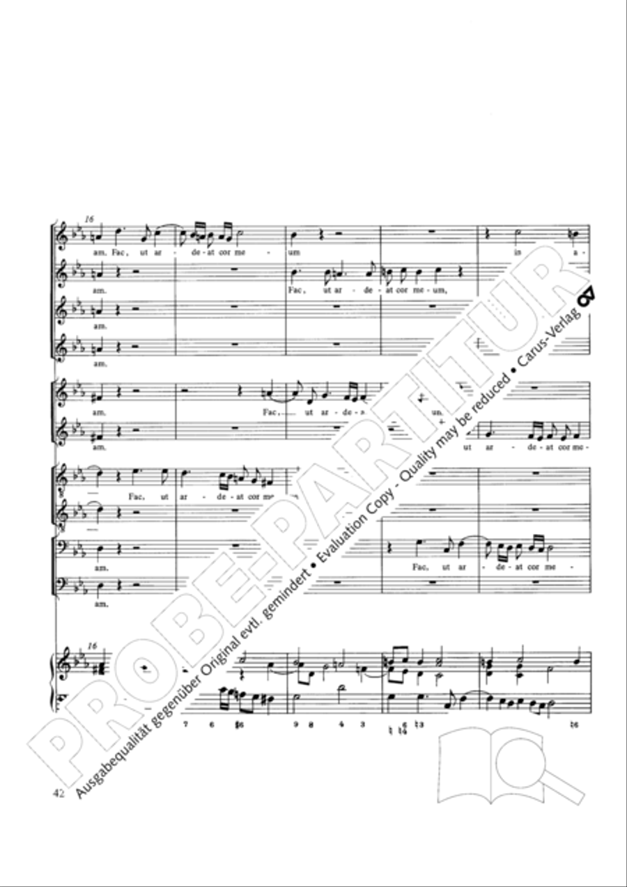 Stabat mater Choir scores gallery preview page 42