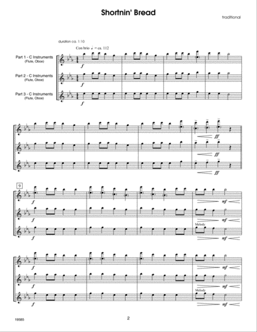 FlexTrios For All Winds - C Treble Instruments Flexible/Adaptable scores gallery preview page 2
