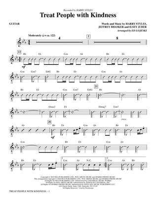 Book cover for Treat People With Kindness (arr. Ed Lojeski) - Guitar
