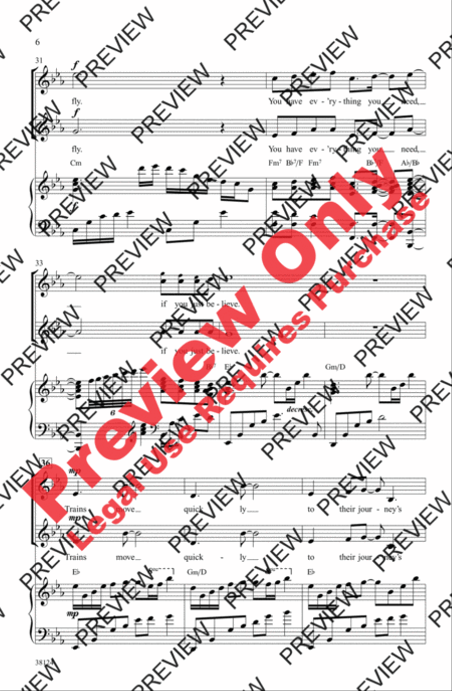 Believe 2-Part scores gallery preview page 17