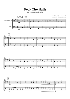 Deck The Halls (Clarinet and Tuba) | Christmas Carol