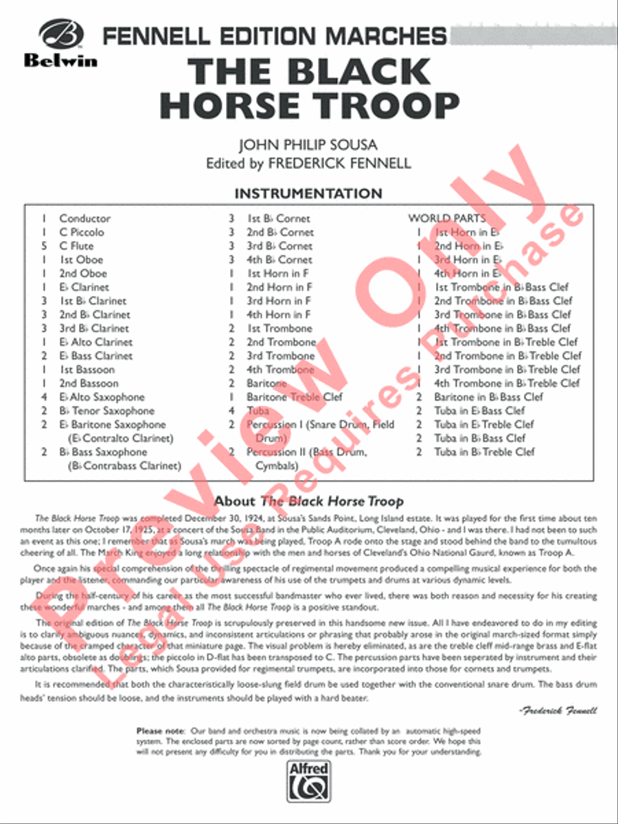 Black Horse Troop - Cb Black Horse Troop - Cb Concert Band scores gallery preview page 2