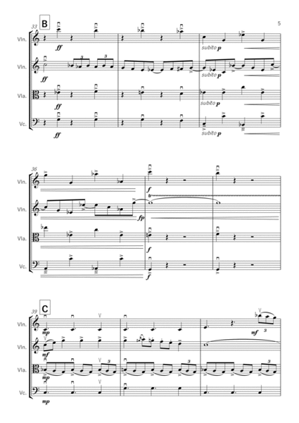 Rhapsody in Blue - Gershwin, for String Quartet