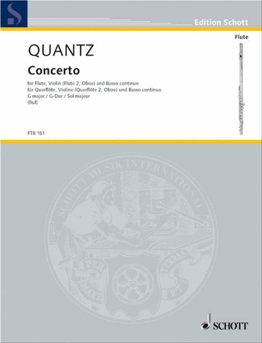 Concerto G major Concerto G major Flute scores gallery preview page 1