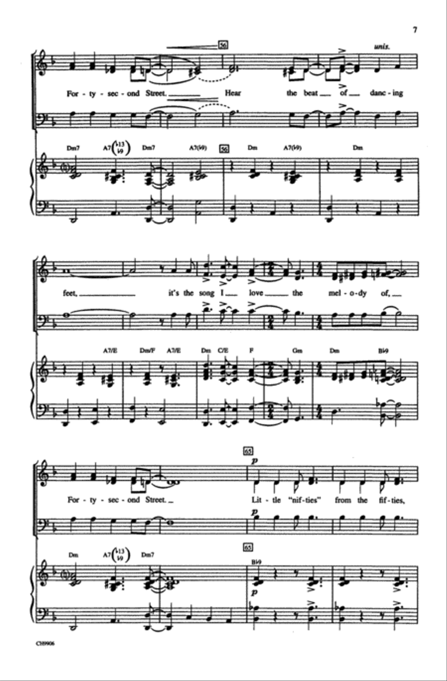 42nd Street Choir scores gallery preview page 5