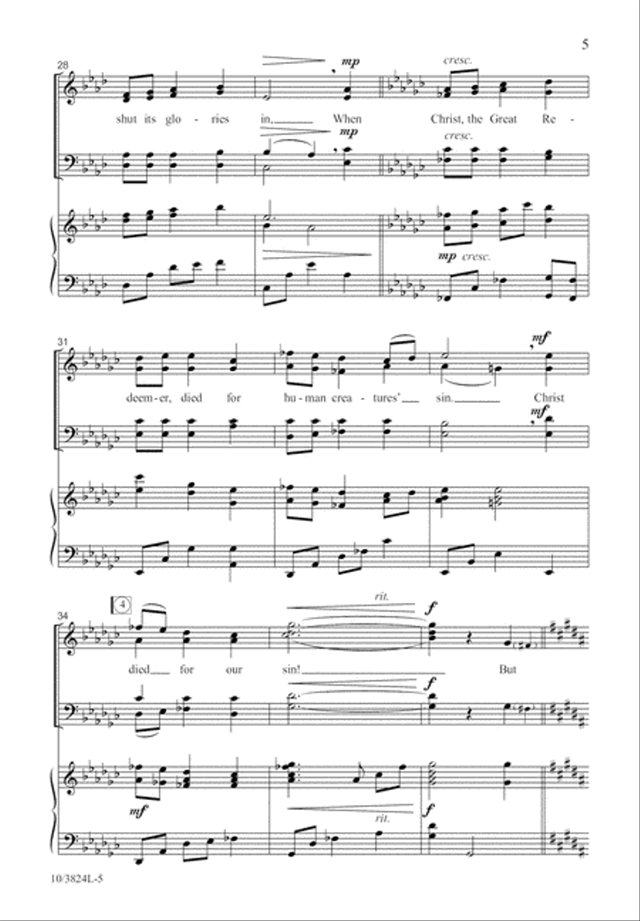 Love Beyond Degree 4-Part scores gallery preview page 5