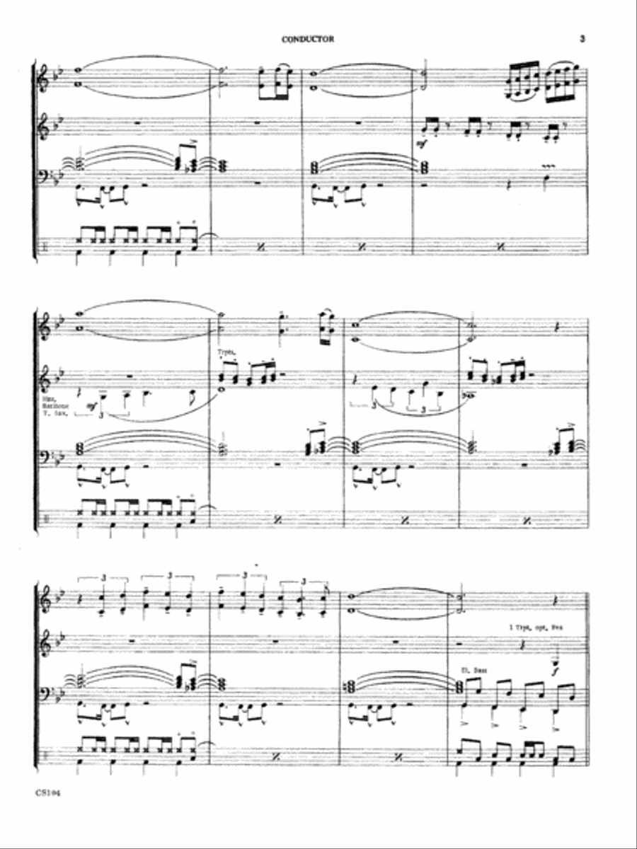 Spanish Fever Concert Band scores gallery preview page 3