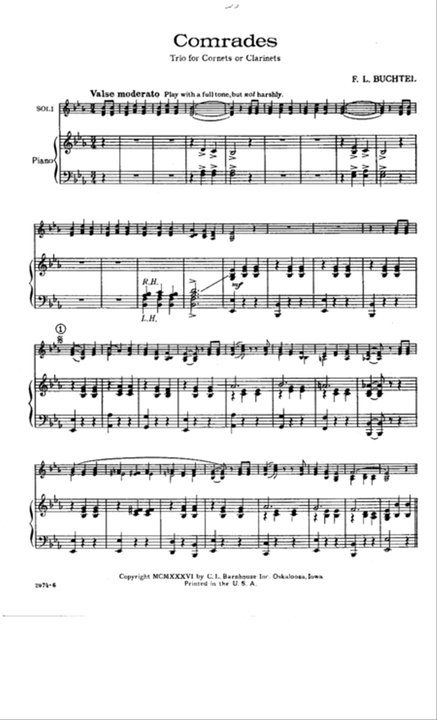 Comrades Comrades Trumpet scores gallery preview page 2