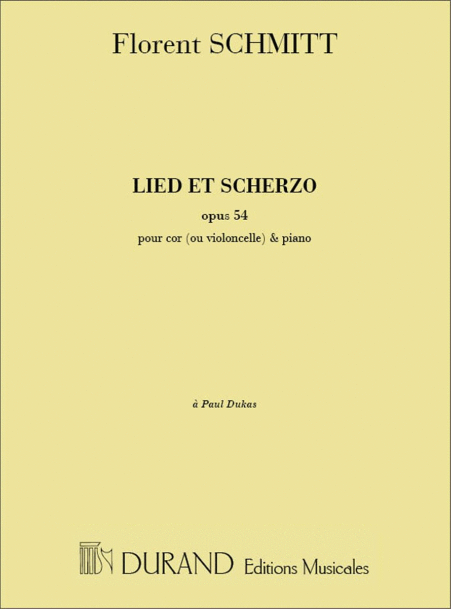 Lied & Scherzo Cor-Piano