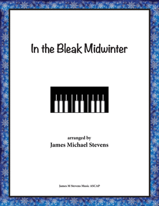 Book cover for In the Bleak Midwinter - Quiet Christmas Piano