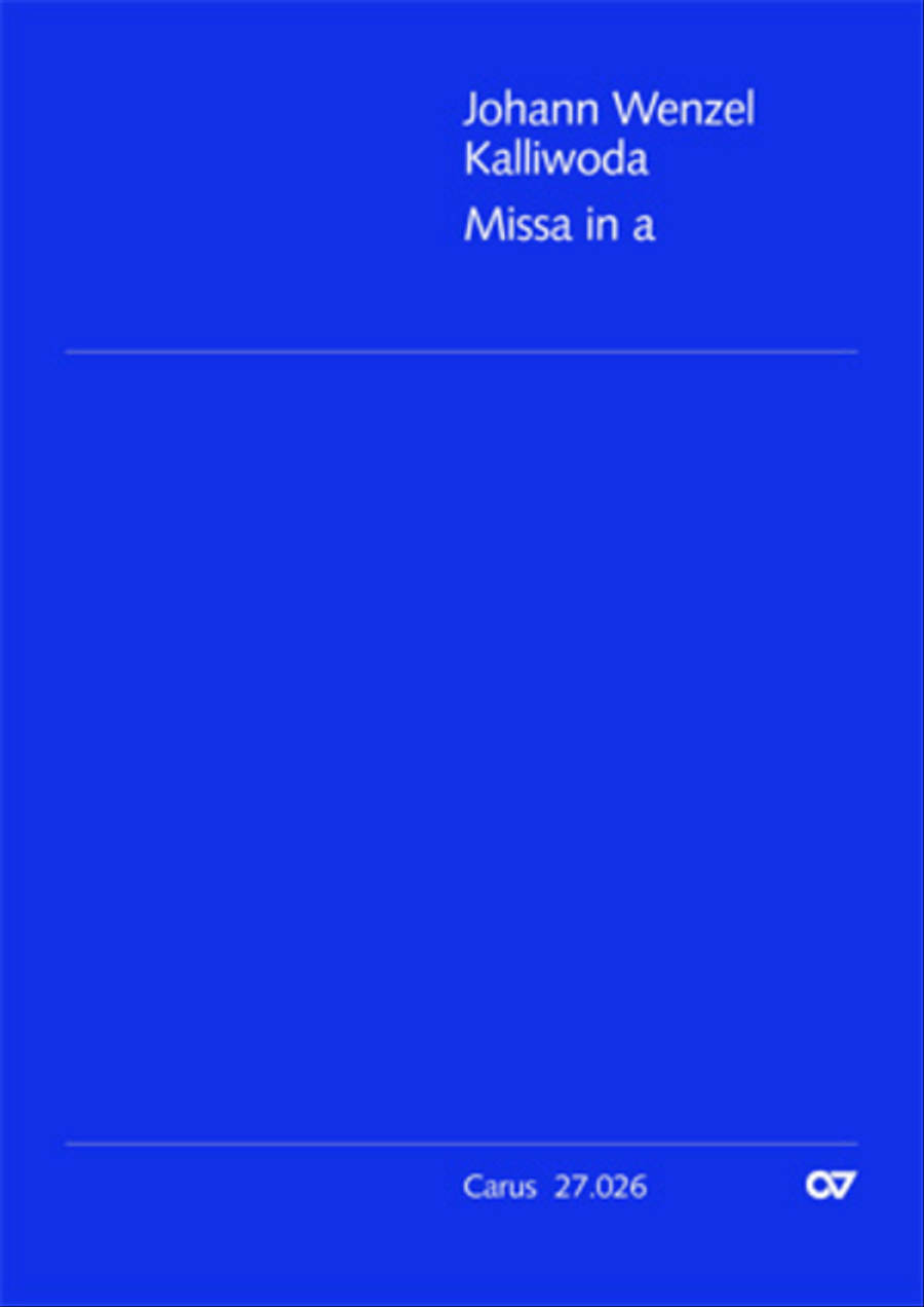 Mass in A minor 4-Part scores gallery preview page 1
