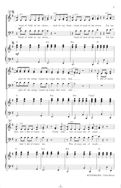 Butterflies (arr. Cristi Cary Miller)