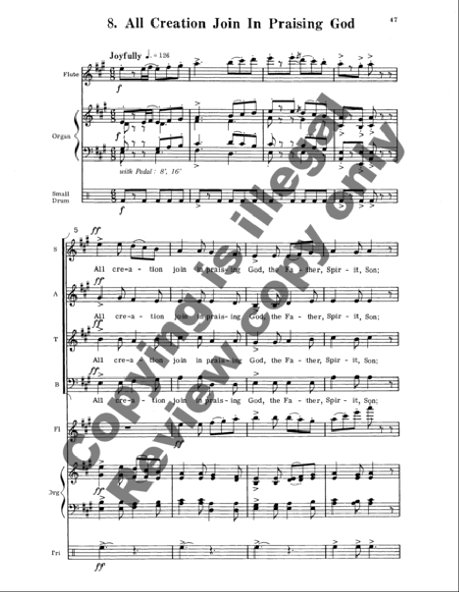 A Christmas Celebration 4-Part scores gallery preview page 18