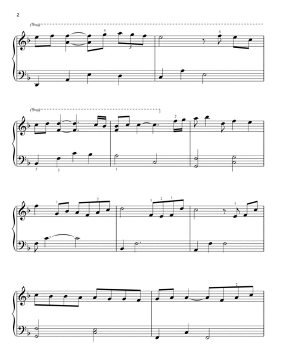 Kiss The Rain Kiss The Rain Easy Piano scores gallery preview page 2