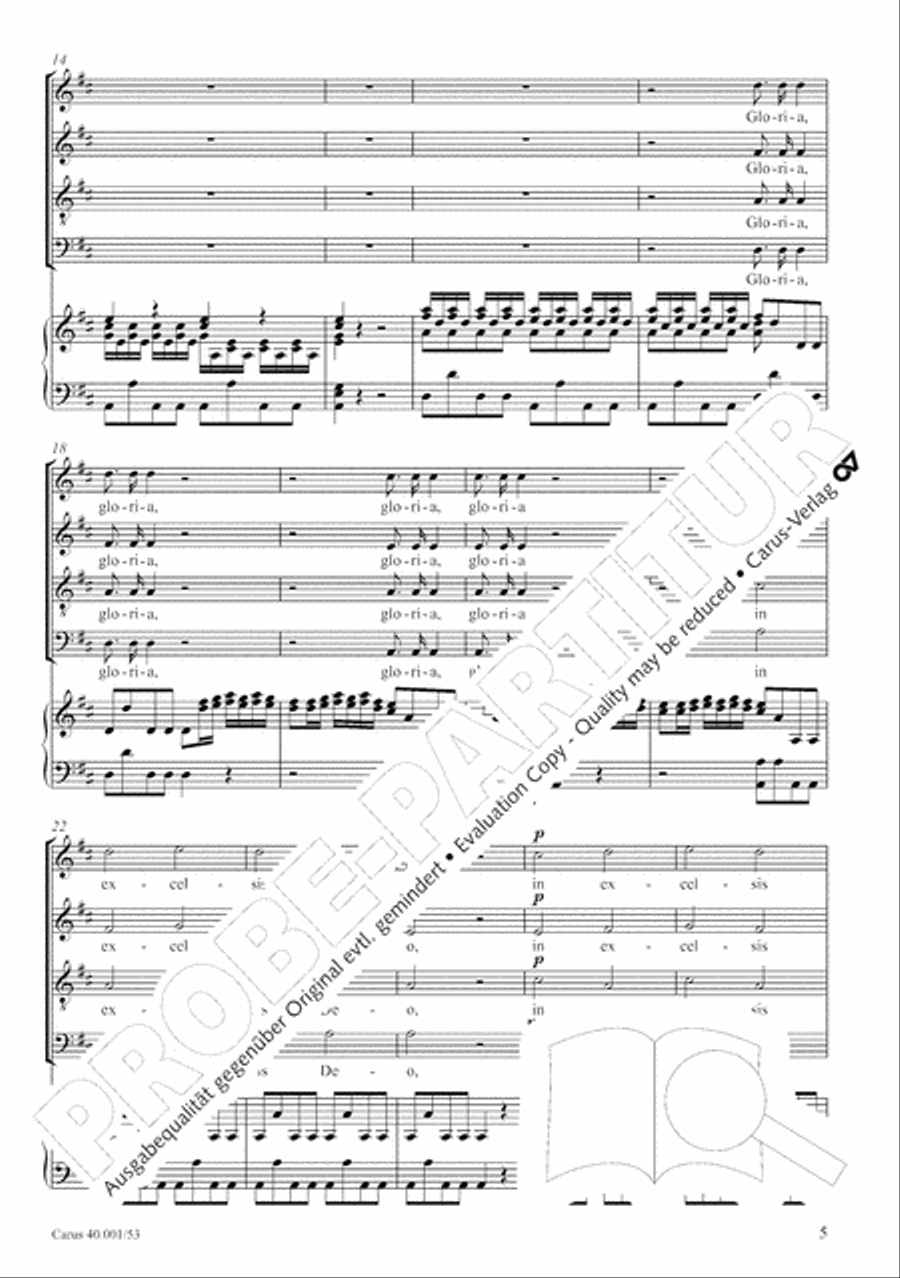 Vivaldi: Gloria in D. Revised edition SSA scores gallery preview page 8