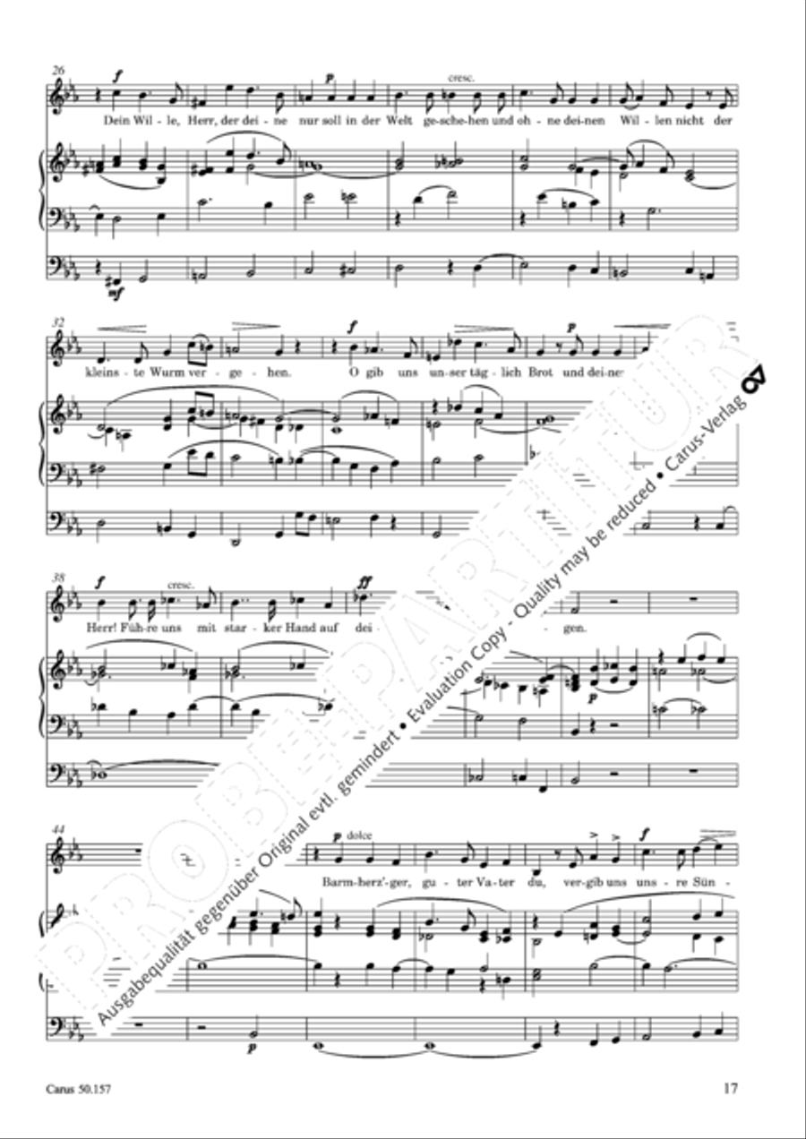 Sechs religiose Gesange op. 157 Score scores gallery preview page 18