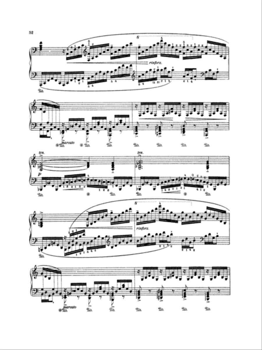 Liszt: Legend-- St. Francis Walking Over the Waves Piano Solo scores gallery preview page 6