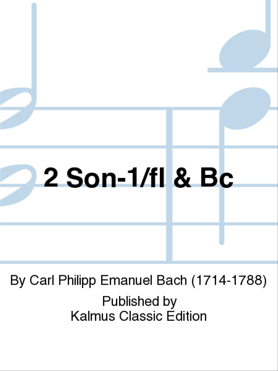 Book cover for 2 Son-1/fl & Bc