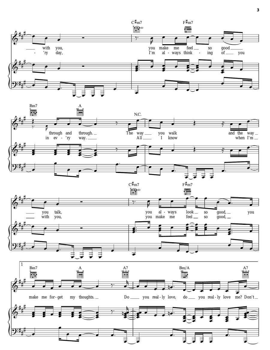 Candy Girl Piano, Vocal, Guitar scores gallery preview page 3