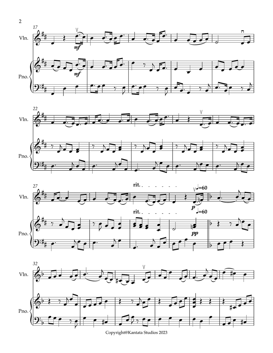 CAPE BRETON MORNING CAPE BRETON MORNING Violin Solo scores gallery preview page 2