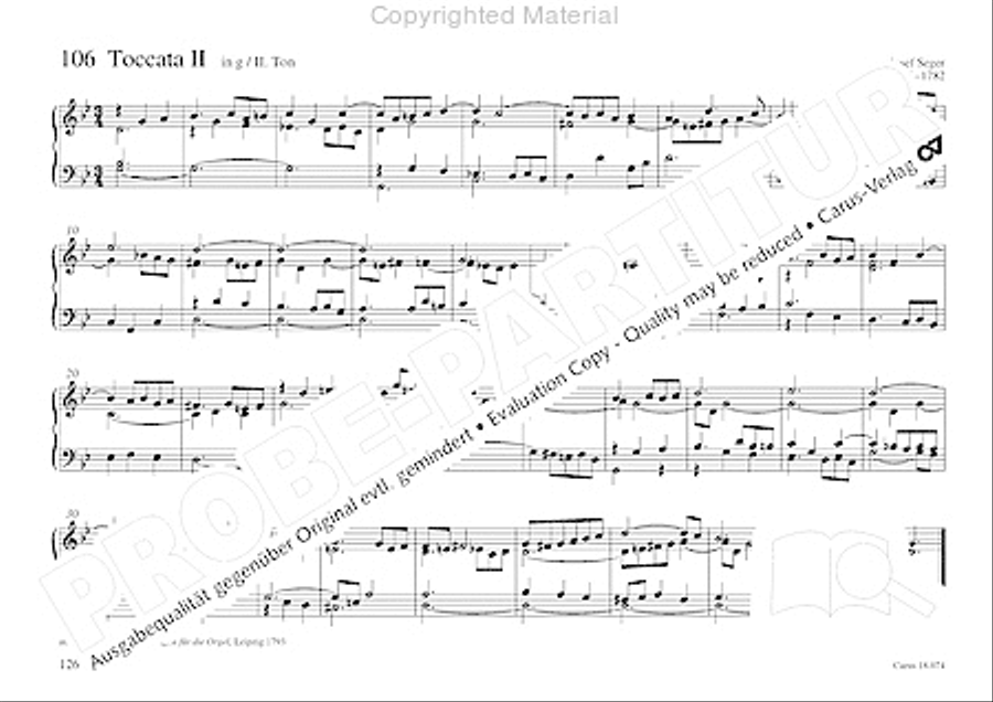 Organo pleno. Orgelstucke zum Ein- und Auszug Organ Solo scores gallery preview page 134