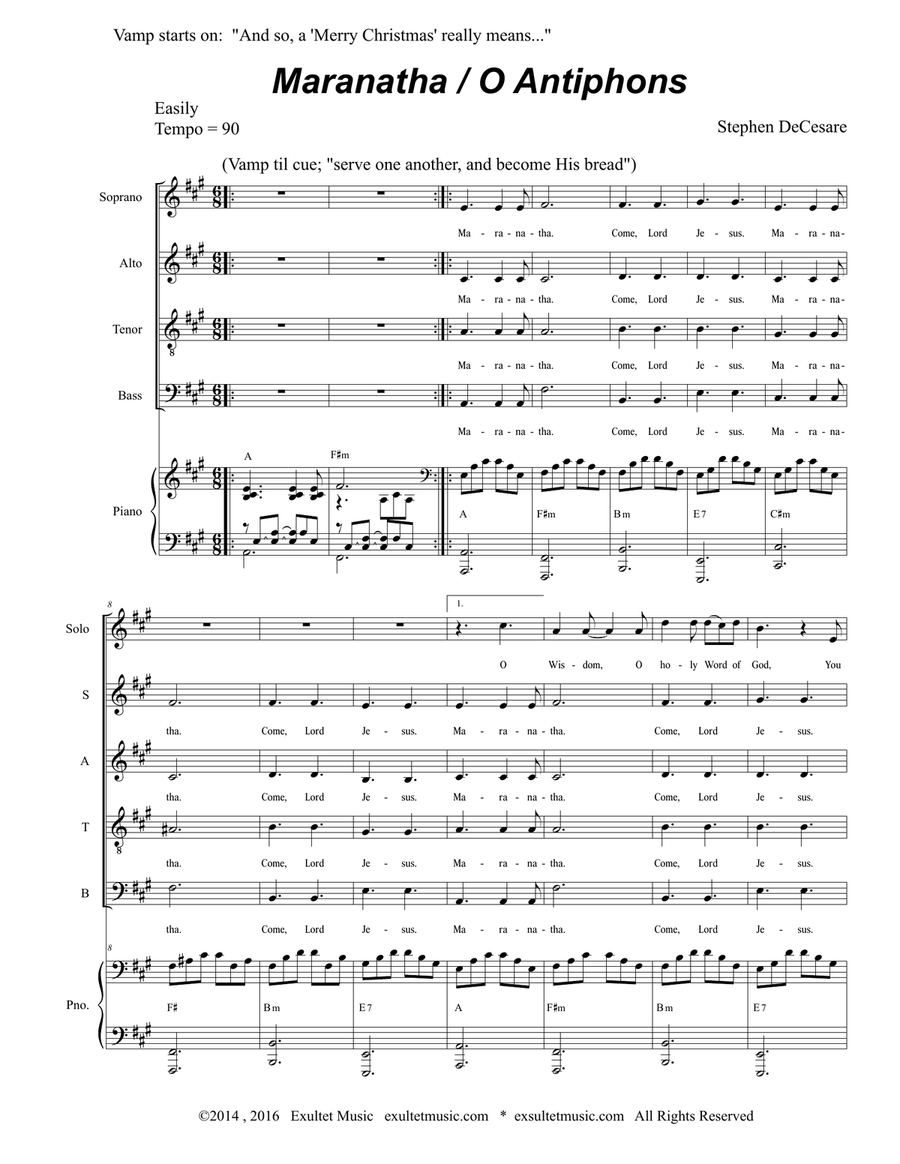 Child In The Manger: A Christmas Musical 4-Part scores gallery preview page 3