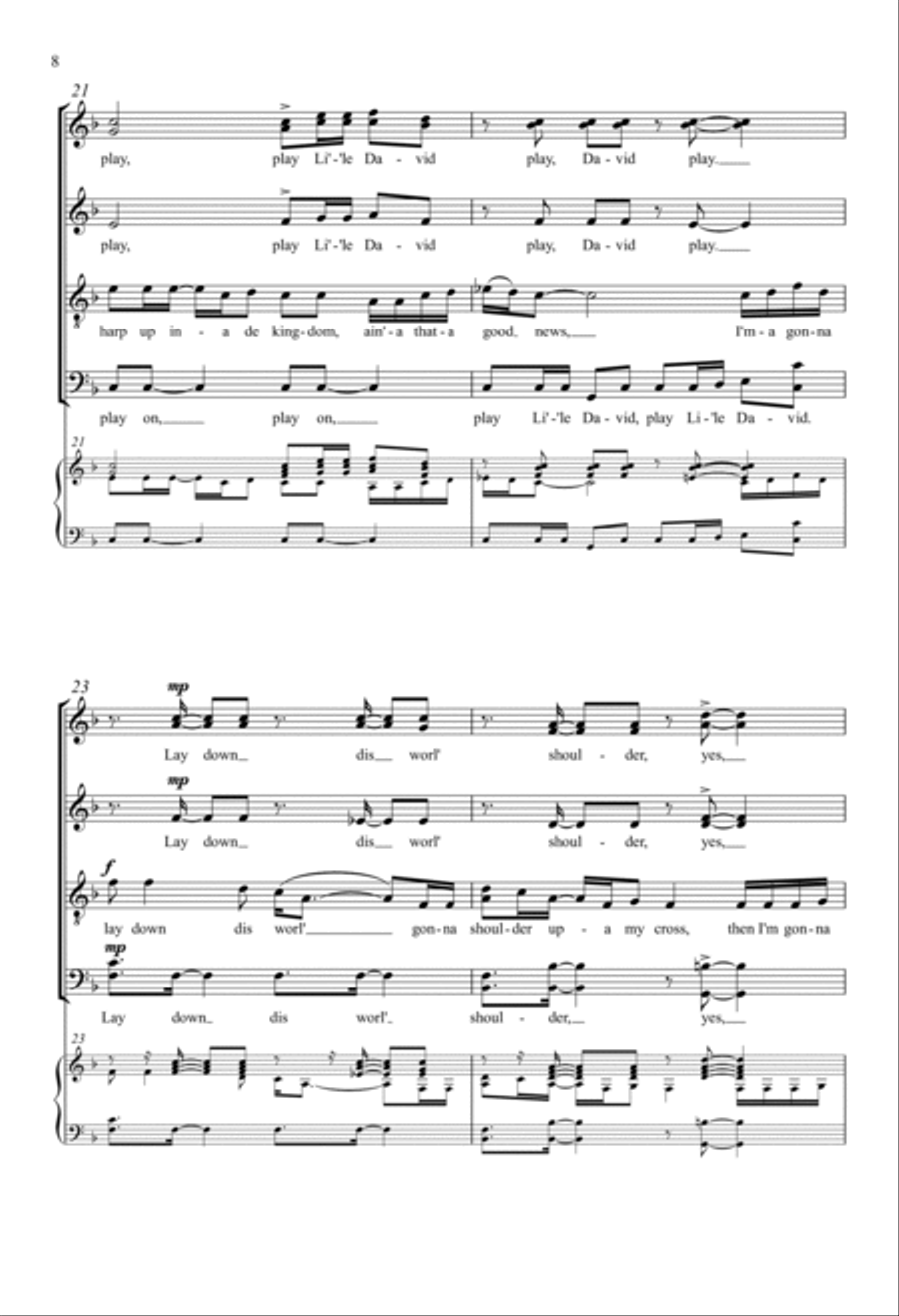 Ain't-a That Good News! Ain't-a That Good News! 4-Part scores gallery preview page 6