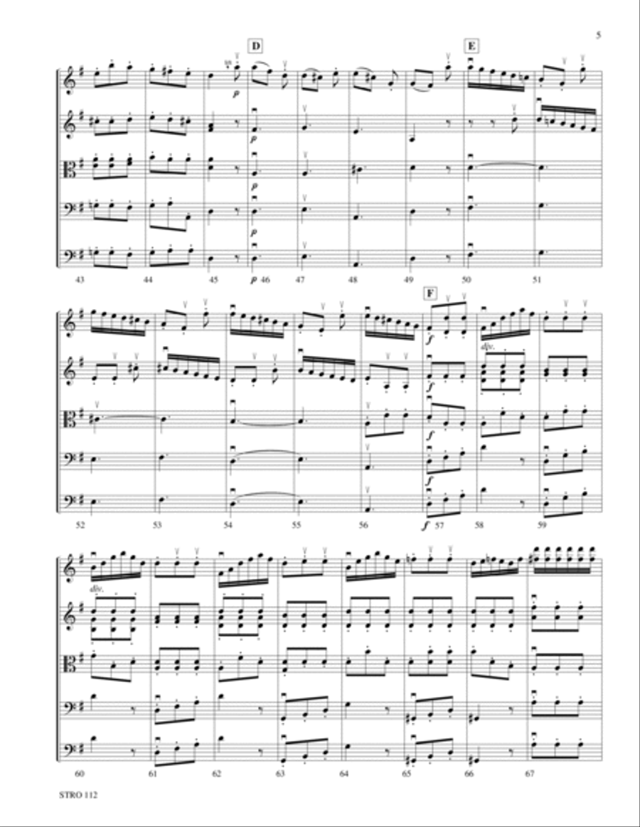 Symphony No. 17 in G, K. 129: Finale Orchestra scores gallery preview page 4