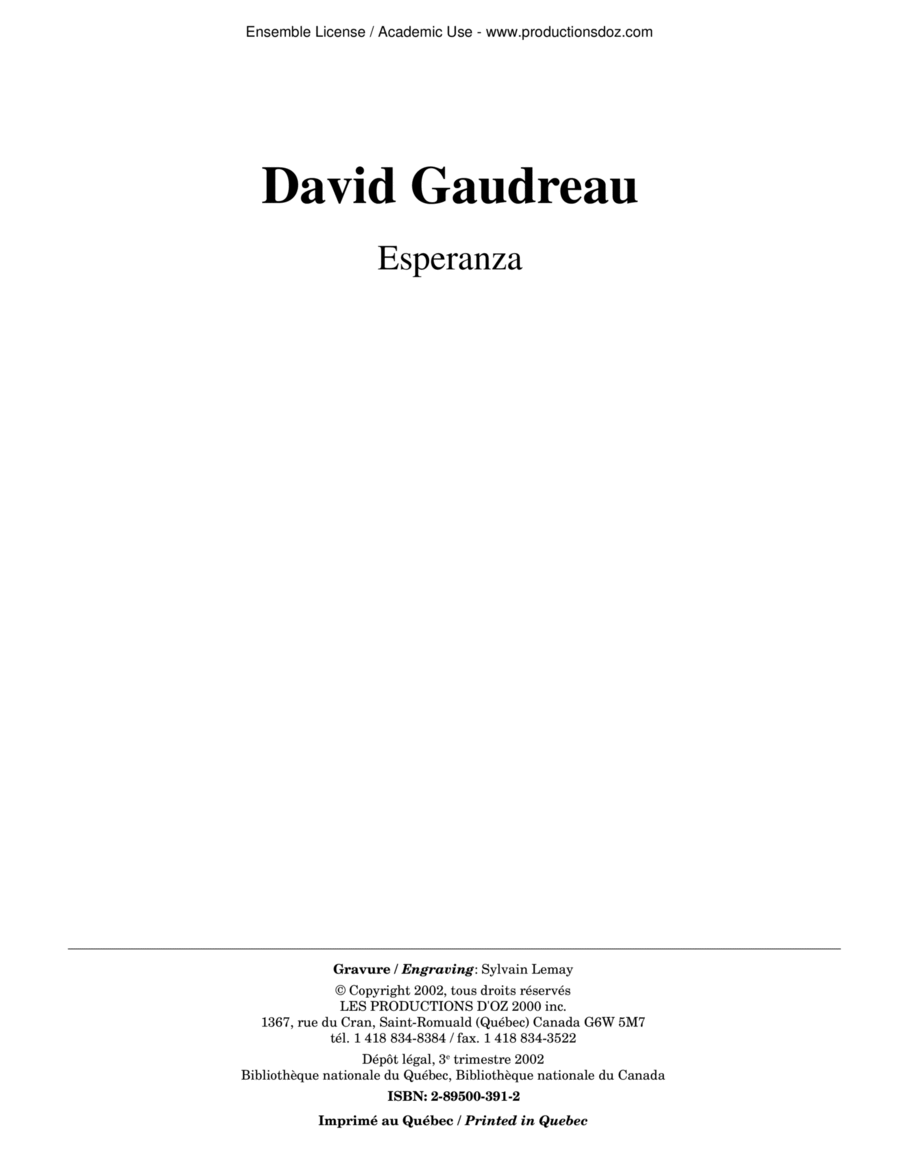 Esperanza Esperanza Classical Guitar scores gallery preview page 1