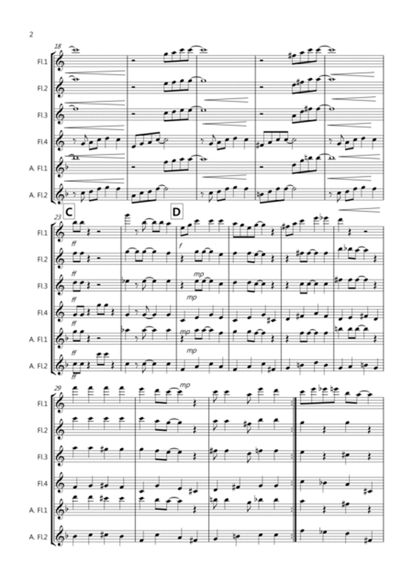Burnie's Ragtime for Flute Quartet image number null