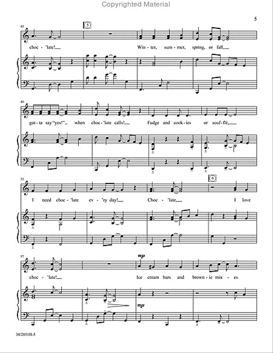 What a Novel Idea! 2-Part scores gallery preview page 5