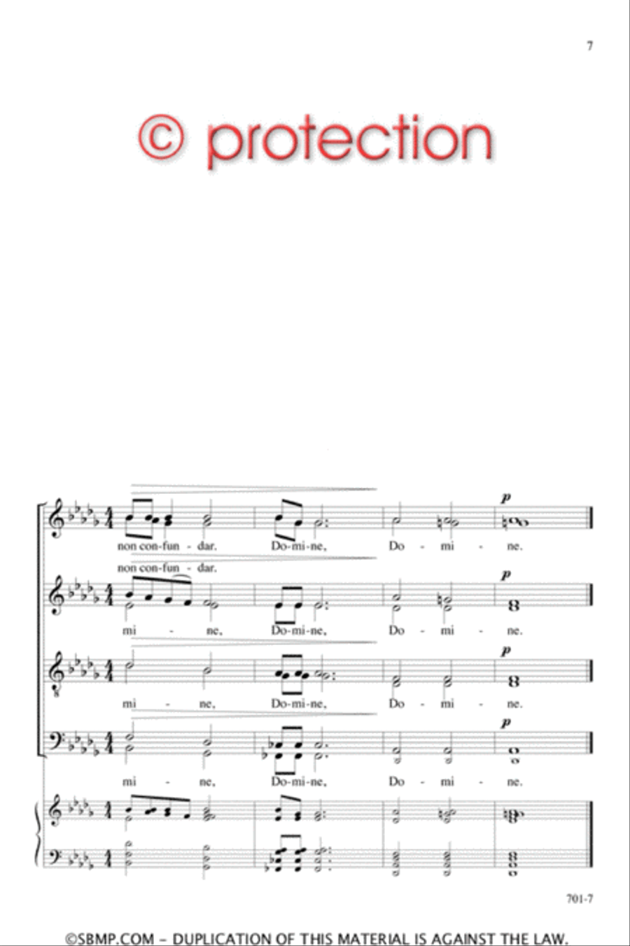 Timor et tremor - SATB divisi Octavo Divisi scores gallery preview page 6