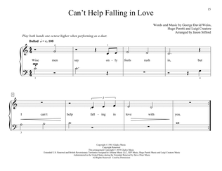 Book cover for Can't Help Falling In Love (arr. Jason Sifford)