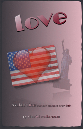 Book cover for Love, Clarinet and Violin Duet