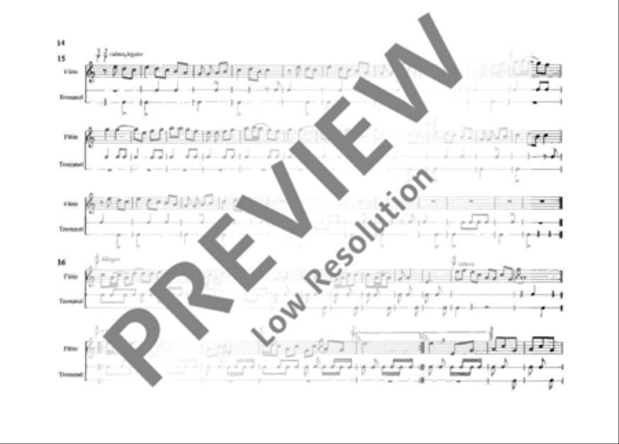 Pieces for Recorder and Drum Recorder scores gallery preview page 15
