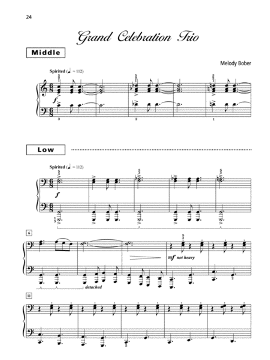 Grand Trios for Piano, Book 6 Small Ensemble scores gallery preview page 5