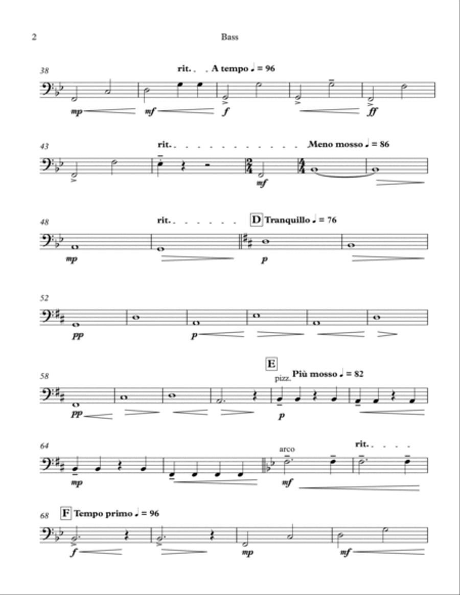Barter - Double Bass Choir scores gallery preview page 2
