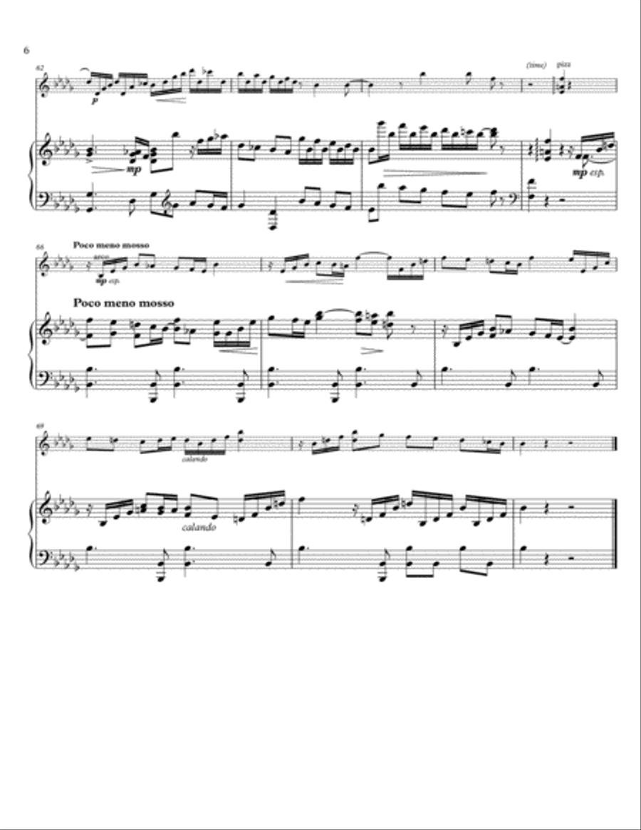 Prelude and Burlesque for Violin & Piano, op. 35 Violin scores gallery preview page 6