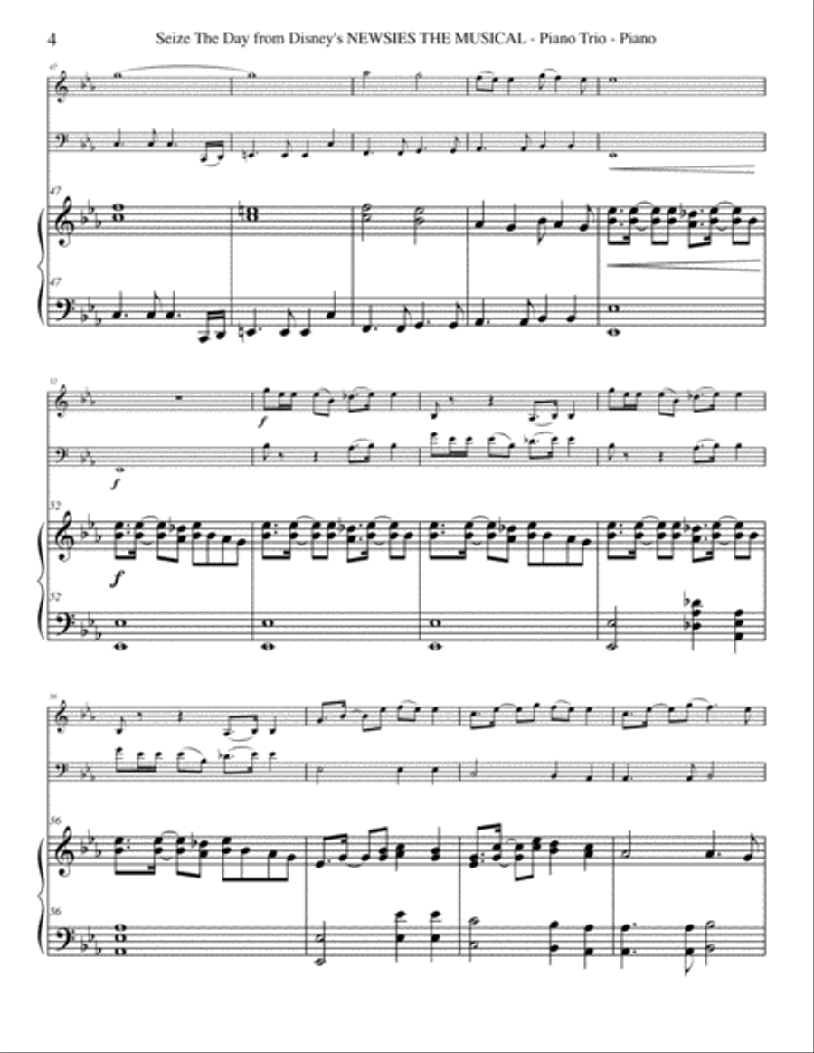 Seize The Day Piano Trio scores gallery preview page 4