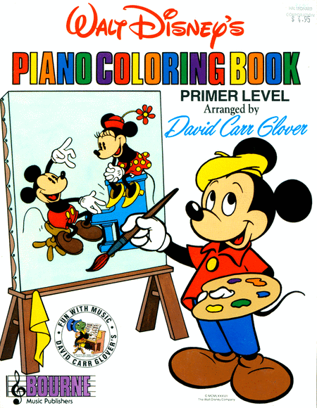 Walt Disney's Piano Coloring Book