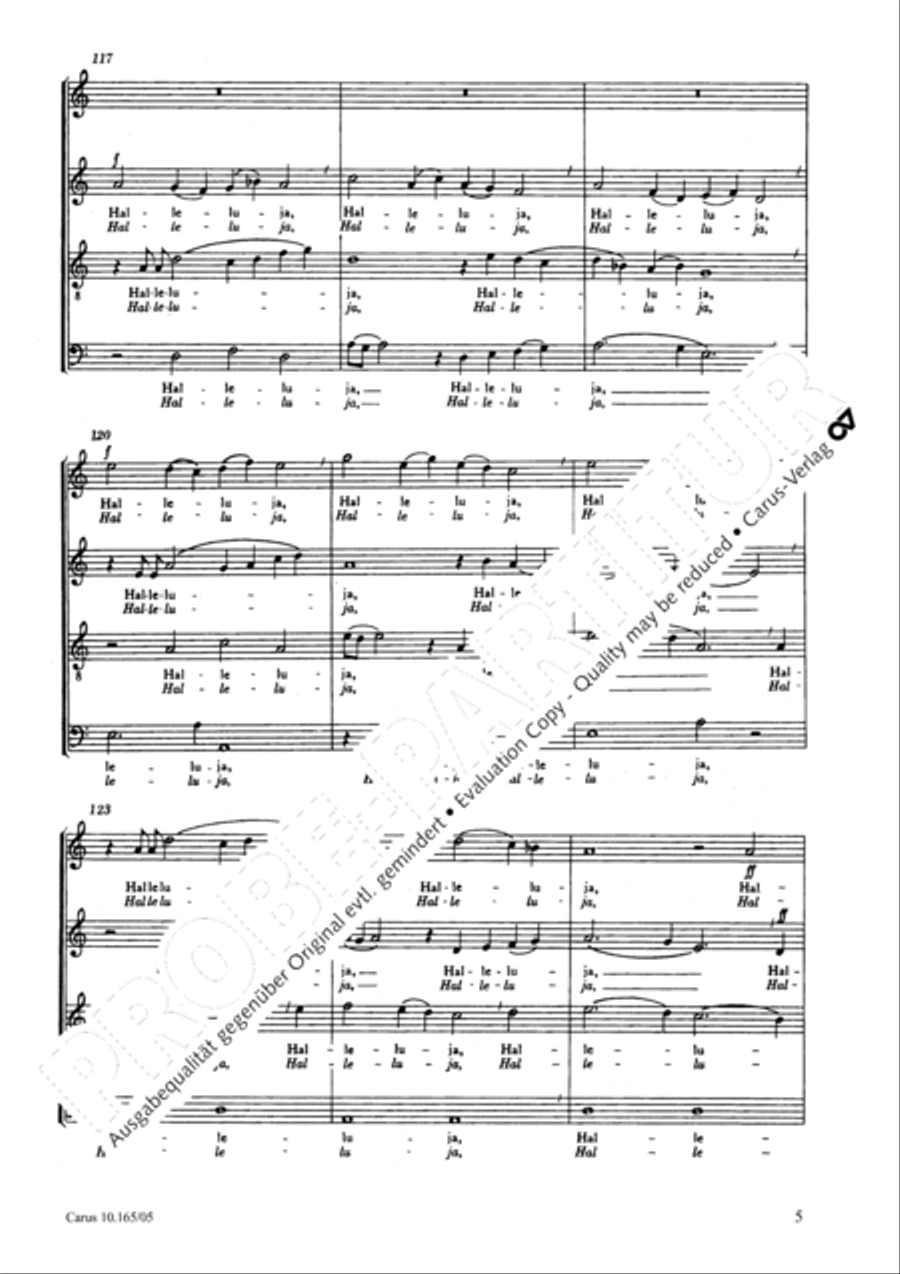 Christ is arisen (Christ ist erstanden) 4-Part scores gallery preview page 6