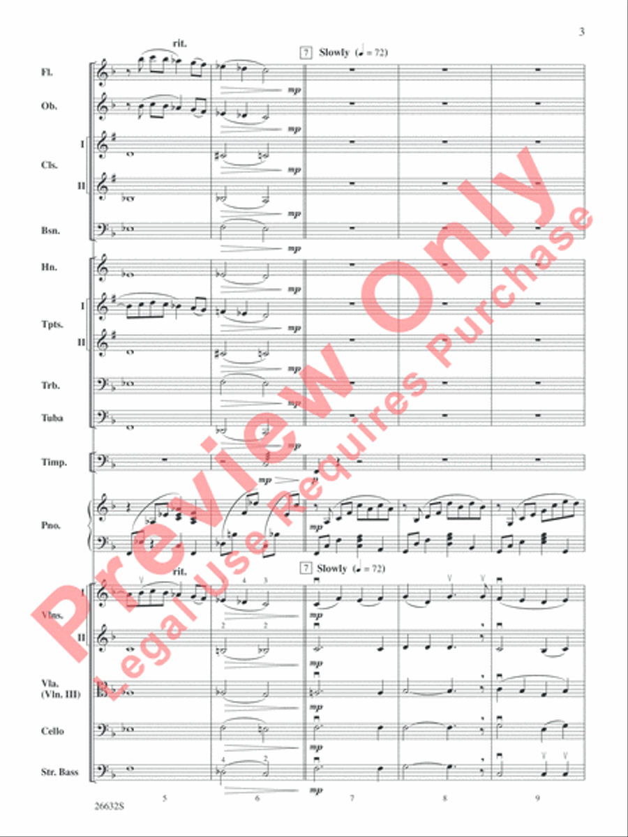 Aura Lee Aura Lee Full Orchestra scores gallery preview page 4
